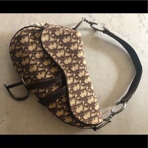 Christian Dior Monogram Saddle Bag